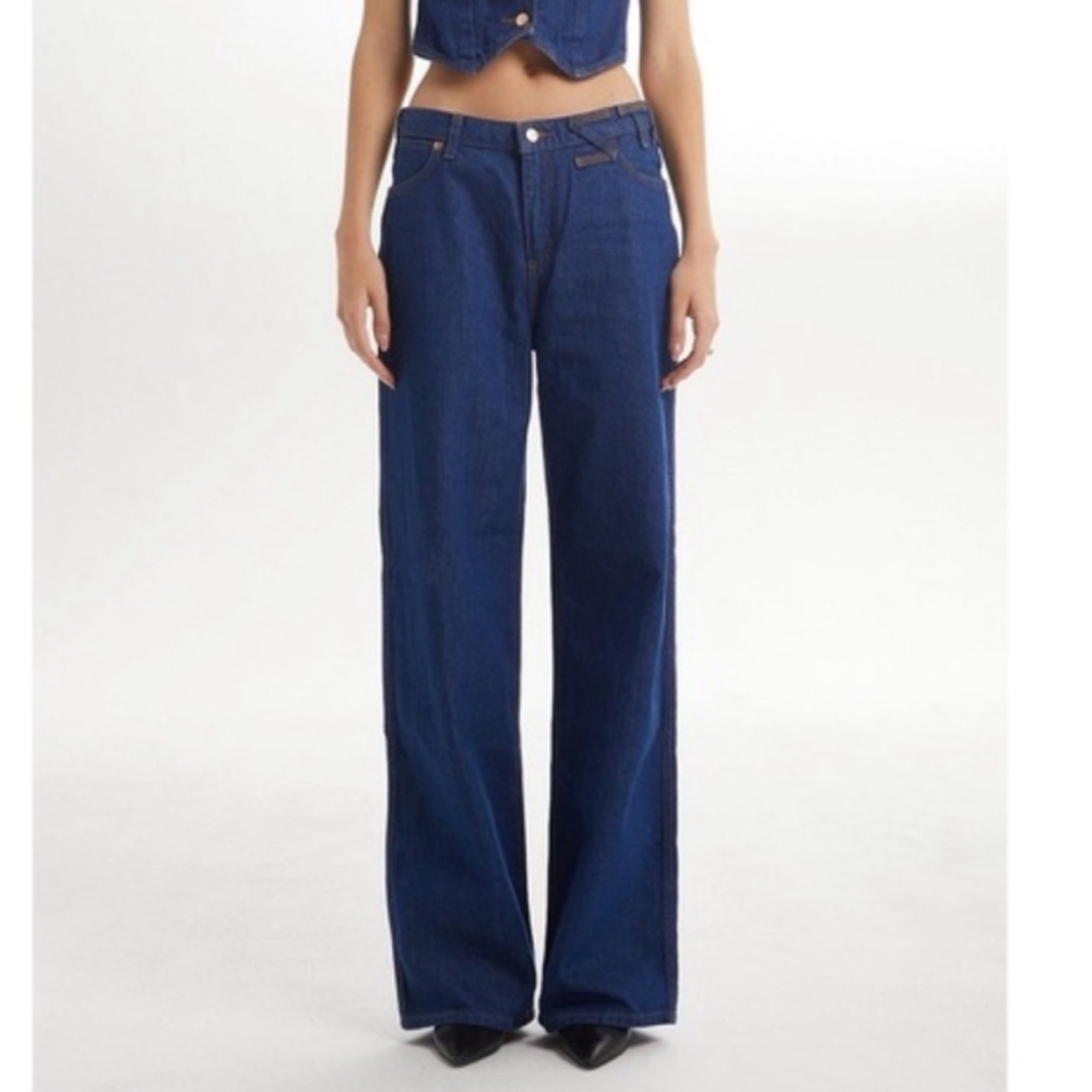 STAUD x WRANGLER THE LOOSE JEAN | DARK RINSE